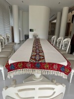 Handcrafted, Kashmiri Embroidered, Artistic Table Cover