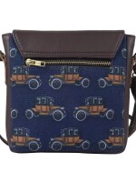 Vintage Car Pattern Travel Sling Bag