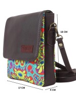 Multicolor Floral Print Sling Bag