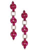 Sparkle-n-shine semi long earrings