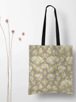 Shining Blossom Canvas Jhola Bag