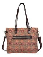 Royal Alpha Printed Tote Bag ,Soft cotton lining , A detachable and adjustable shoulder strap