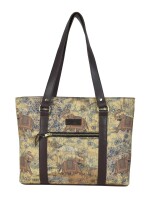 Elephant Motif Womens Tote Handbag