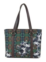 Flower Garden Print Side Tote Bag