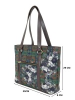 Flower Garden Print Side Tote Bag