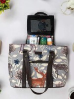 Deer Print Office Tote Bag