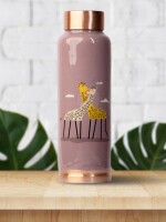 Twin Giraffe | 100% Pure Copper Bottle|500 ml |