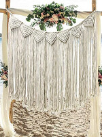 Macrame Wall Hanging Large Curtain CT .MACRAME Curtain (WH-CT01)