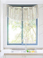 Macrame Woven Fringe BANTING CURTAIN (Code-CT_02)