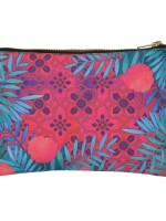 Pink and Blue Makeup Pouch