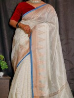Copper tested Jori Handloom saree with BP Material  Cotton Silk
