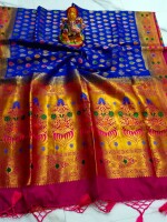 Banglore  Silk Mina work Paithani  Saree,  Silk sarees, Colorful Mina work