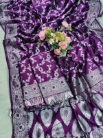 Traditional, Silver Tested Jori Design Banarasi Saree With Blouse Piece