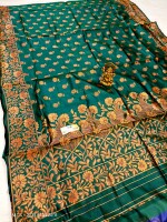 TAMA JORI  DOLA SILK SAREE, WITH BLOUSE PIECE