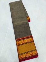 Pure Narayanpet sarees with a peacock Kanchi border and a contrast stripes pallu, along with a running blouse,