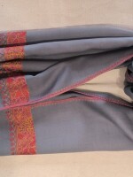 Handmade stole with border work