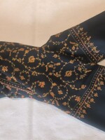 Beautifully hand embroidered sozni work stole with full embroidery (Jal) work.