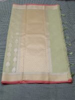 Organza Silk Saree, a sheer masterpiece that effortlessly combines grace and sophistication.