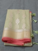 Organza Silk Saree, a sheer masterpiece that effortlessly combines grace and sophistication.