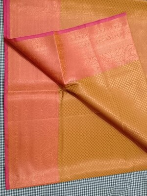 Zari Brocade Silk Saree, a timeless piece that seamlessly blends traditional craftsmanship with contemporary elegance.