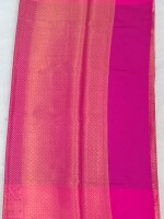 A Zari Brocade silk saree is a traditional Indian saree, rich and intricate weave, featuring zari work.