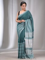 TURQUOISE Begumpuri Cotton handloom saree