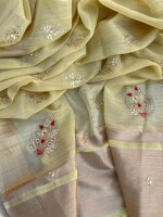 Semi Pure Tissue Silk Banarasi Weaving Saree, the rich heritage of Banarasi craftsmanship