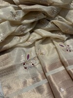 Semi Pure Tissue Silk Banarasi Weaving Saree, the rich heritage of Banarasi craftsmanship