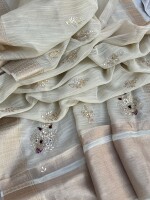 Semi Pure Tissue Silk Banarasi Weaving Saree, the rich heritage of Banarasi craftsmanship