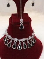 Sterling silver micro mini adorned with dazzling big crystal CZ stone