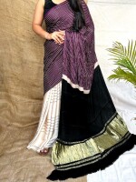 Stunning casual modal silk saree
