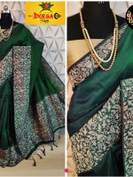 Luxurious ghicha silk saree - soft & pure quality