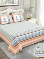 100% cotton bedsheet with 2 pillow cover