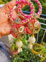 Pink lumba rakhi for Bhabhi embracing love and togetherness