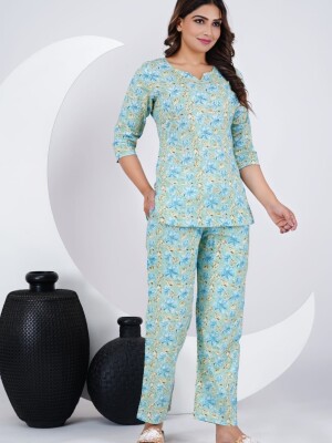 Cotton sleepwear set comfort and luxury combined for a perfect night