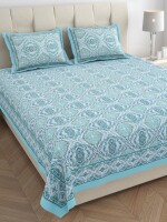 PATOLA -King size-100*108, Pure cotton double bed sheet