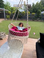 Designer Kids Macrame Swing – Fun & Style for Little Ones