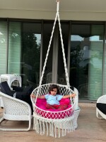 Designer Kids Macrame Swing – Fun & Style for Little Ones